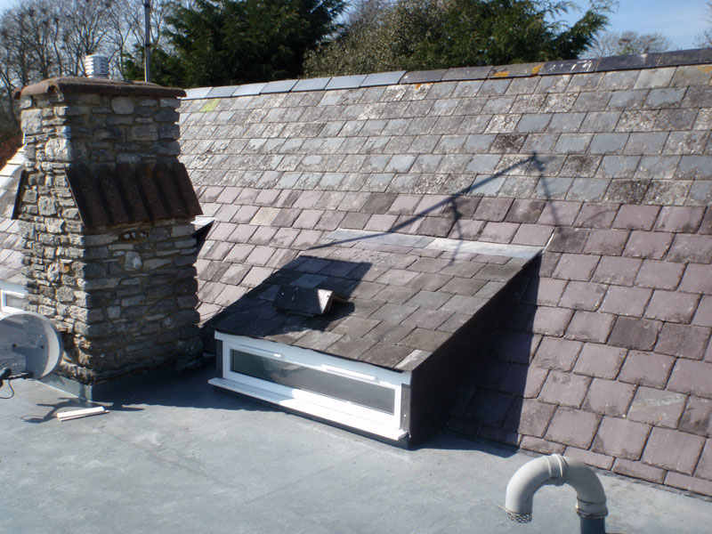 Fibreglass roof and reslate Weymouth Dorset - 18